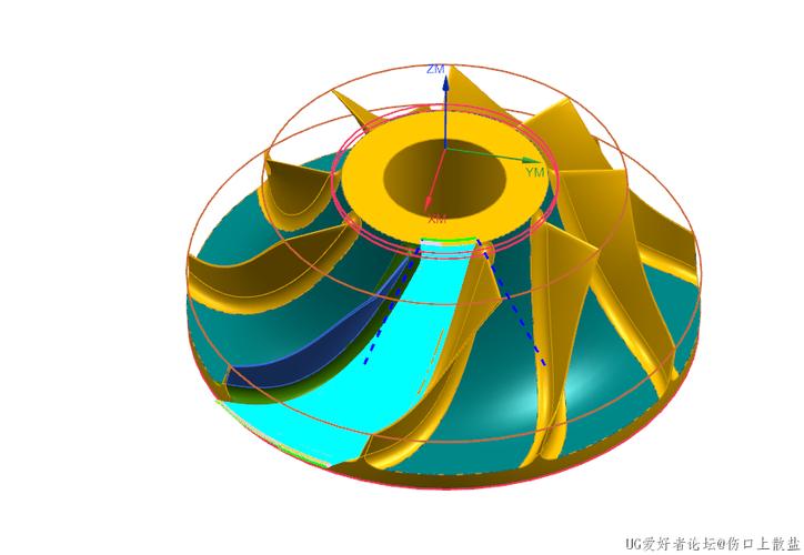 叶轮ug编程