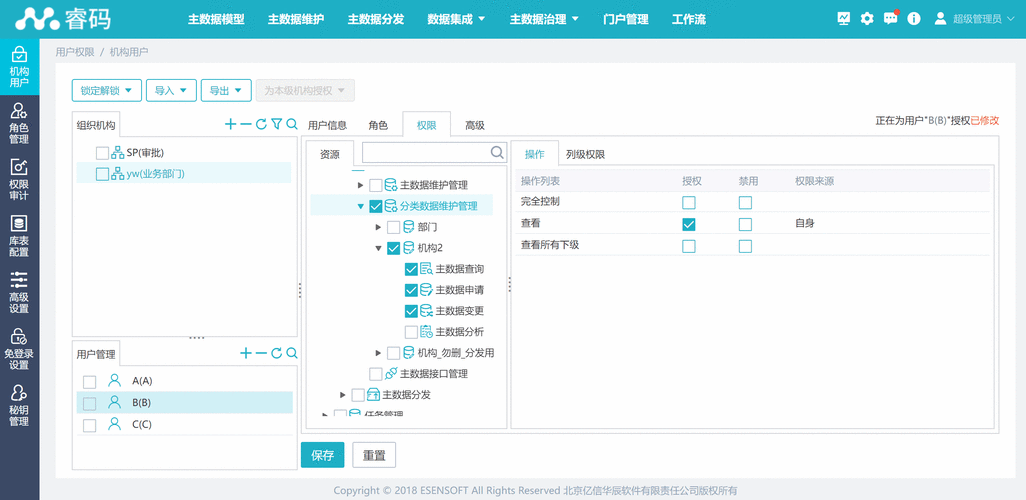 编程权限管理怎么打开