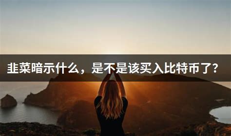 比特币韭菜是什么意思