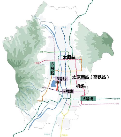 太原地铁关系图