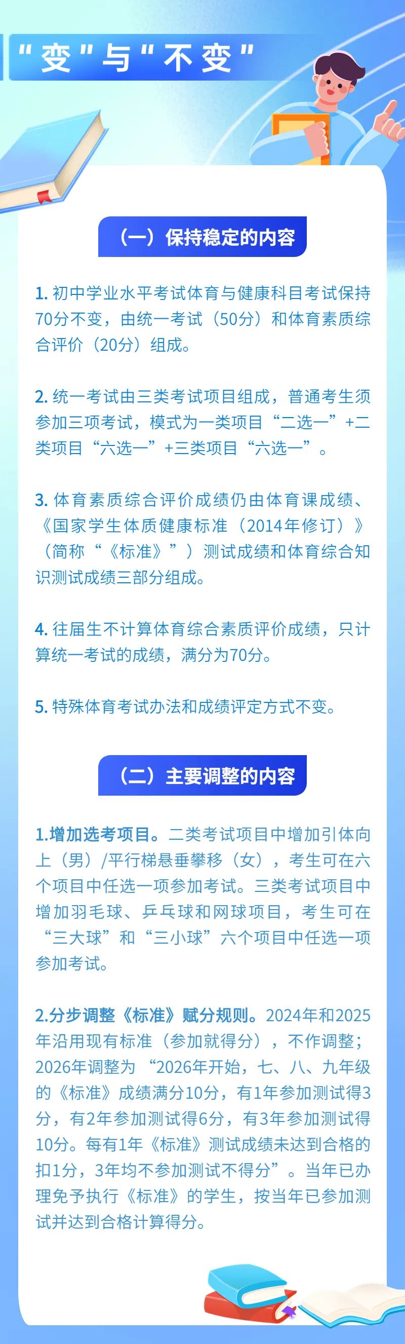 明年起，中考体育考试有哪些变化？一起来看