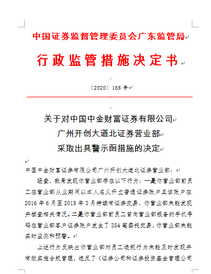 员工以本人账户炒股两年未被发现，以报备手机代客股票买卖354笔也未被监测，营业部合规风控哪去了