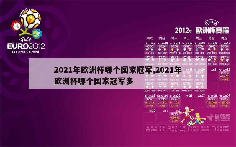 2021年欧洲杯哪个国家冠军,2021年欧洲杯哪个国家冠军多